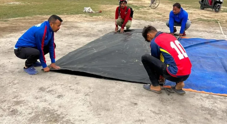 जीतपुरसिमरा क्रिकेट कपः वर्षाका कारण जनकपुर र भैरहवाबीचको खेल स्थगित