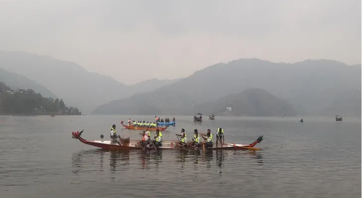 प्रथम राष्ट्रिय ड्रागन बोट रेसको उपाधि वाटर स्पोर्ट्स नेपाल र नारालाई