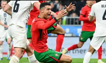 मैत्रीपूर्ण खेलमा स्लोभेनियासँग पोर्चुगल २-० ले पराजित