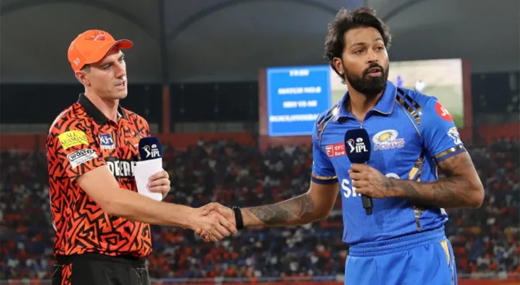 सनराइजर्स र मुम्बईबीचको हाइ भोल्टेज खेल: ५२३ रन, ३८ छक्का