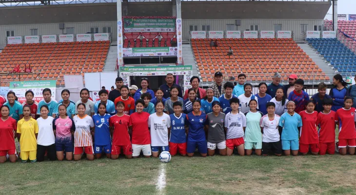 अन्तर प्रदेश राष्ट्रिय खेलकुद : कोशी प्रदेश स्तरीय महिला फुटबल छनौट सुरु