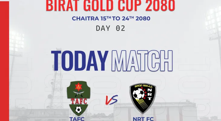 विराट गोल्डकप : आज आर्मी र एनआरटी भिड्दै