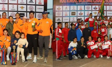 राष्ट्रिय बक्सिङ प्रतियोगितामा आर्मी र एपीएफ च्याम्पियन