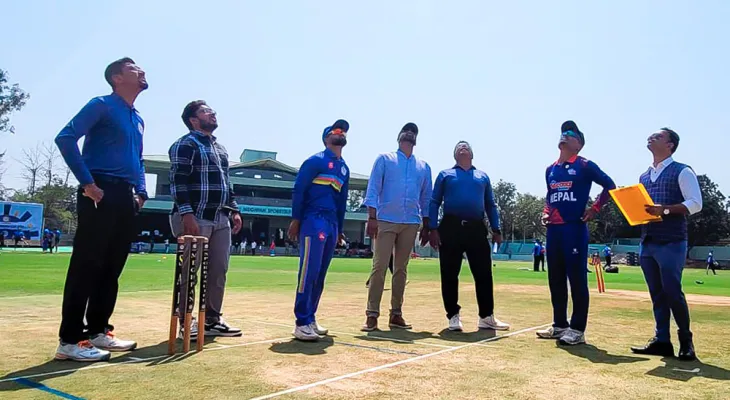 गुजरातले नेपाललाई दियो ९९ रनको लक्ष्य