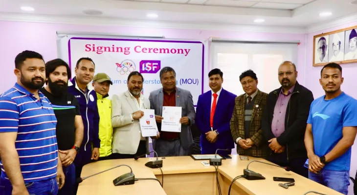 ब्याडमिन्टनको विकासका लागि त्रिपक्षीय सम्झौता