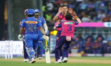 वानखेडेमा मुम्बई इन्डियन्सको खराब प्रदर्शन, राजस्थानलाई १२६ रनको लक्ष्य