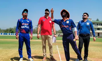 बरोडासँग टस हारेर पहिला ब्याटिंग गर्दै नेपाल