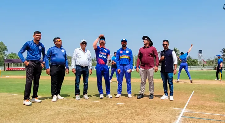 गुजरातसँग टस हारेर पहिला ब्याटिंग गर्दै नेपाल