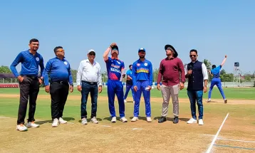 गुजरातसँग टस हारेर पहिला ब्याटिंग गर्दै नेपाल