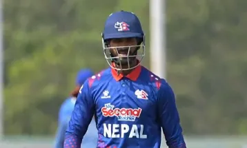 नेपालले गुजरातलाई दियो १८२ रनको लक्ष्य