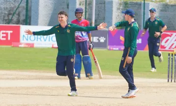 आयरल्याण्ड वोल्भ्ससँग नेपाल ए को लगातार तेस्रो हार