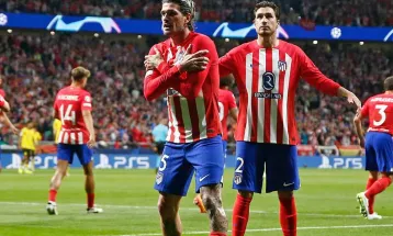 डोर्टमण्डमाथि एटलेटिको म्याड्रिड २-१ ले विजयी