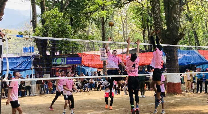 राष्ट्रिय भलिबल प्रतियोगिताको उपाधि आर्मीलाई