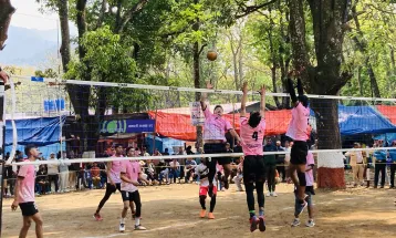 राष्ट्रिय भलिबल प्रतियोगिताको उपाधि आर्मीलाई