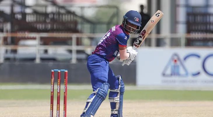 नेपालले युएईलाई दियो १२० रनको लक्ष्य