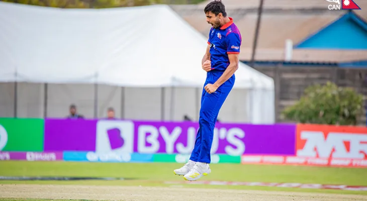 नेपाललाई तेस्रो सफलता, गुलशनले लिए दोस्रो विकेट