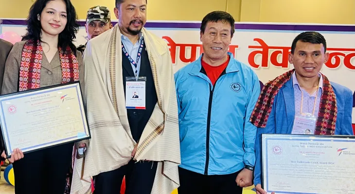 पलेसा र कविराज सम्मानित