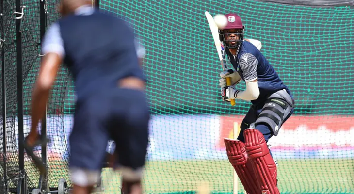 A TEAM OF WEST INDIES MEN HEADED FOR A HISTORIC TOUR OF NEPAL