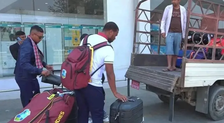 काठमाडौँ आइपुग्यो वेस्ट इन्डिज ए टिम