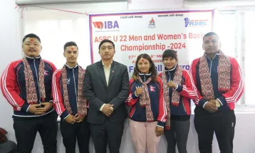 बक्सिङ टोली उज्वेकिस्तान प्रस्थान