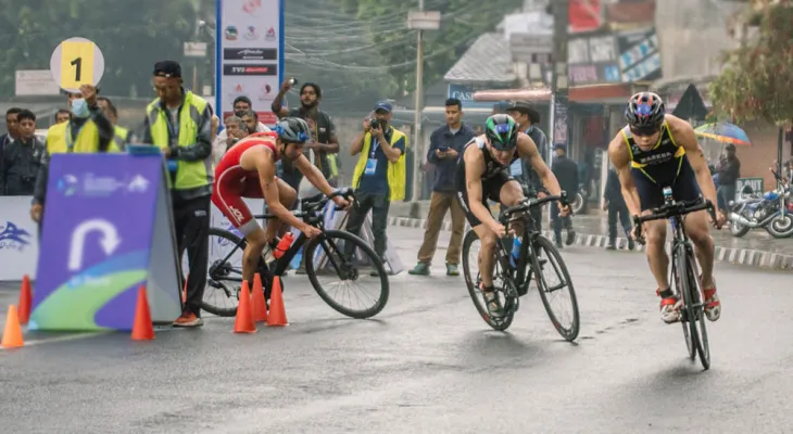 पोखरामा एसिया कप तथा साउथ एसियन ट्रायथोलन च्याम्पियनसिप हुदै