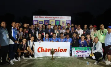 मिल्स गोल्डकपको उपाधि एपीएफलाई