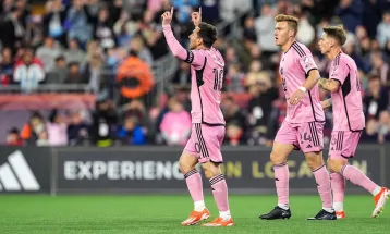 न्यू इङल्याण्डमाथि इन्टर मियामीको फराकिलो जित