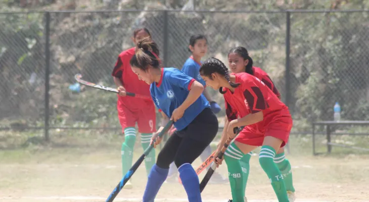 राष्ट्रिय महिला हक्की : गण्डकी र आर्मीले जित निकाल्दा, सुदूरपश्चिम र मधेसको बराबरी