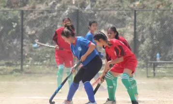 राष्ट्रिय महिला हक्की : गण्डकी र आर्मीले जित निकाल्दा, सुदूरपश्चिम र मधेसको बराबरी