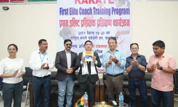 नेपाल कराते महासंघको आयोजनामा जारी एलिट प्रशिक्षक तालिमको उद्घाटन