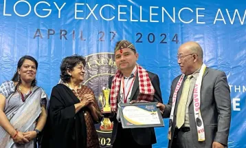 फरक क्षमताको खेल तथा संघ स्थापना गरेकोमा खनाल सम्मानित