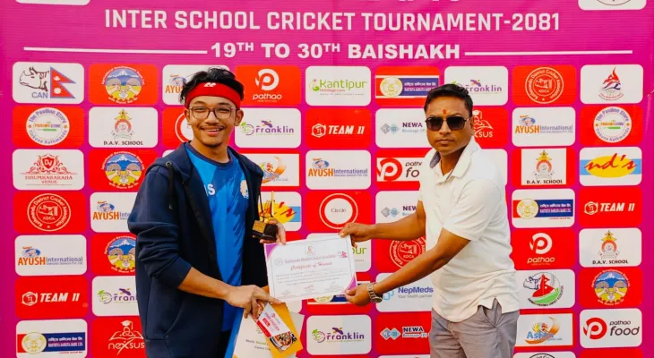 जयकुमार नाथ शाह स्मृति यु–१६ क्रिकेट : आलोक विद्याश्रम, सैनिक महाविद्यालय, डिएभी र संस्कृती विजयी