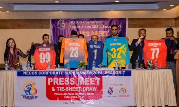 कर्पोरेट सुपर सिक्सेस सिजन–७ को तयारी पूरा, समूह विभाजनसँगै ट्रफी र जर्सी सार्वजनिक