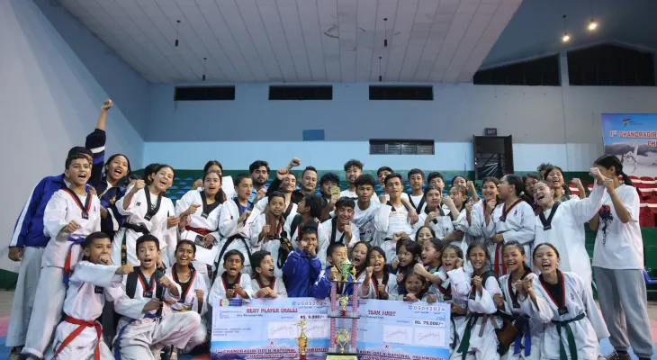 चन्द्रागिरी तेक्वान्दो डोजाङ टिम च्याम्पियन