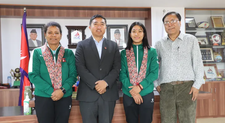 काजाखस्तान जाने जुडो टोलीको बिदाइ