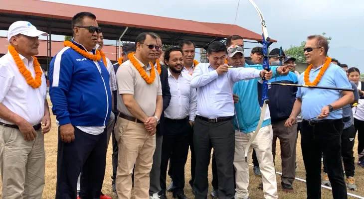 राष्ट्रिय आर्चरी पोखरामा सुरु
