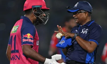 अम्पायरसँग बहस गरेका राजस्थानका कप्तान सामसनलाई कारवाही