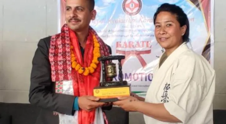 पूर्व खेलाडी जनार्दन सम्मानित