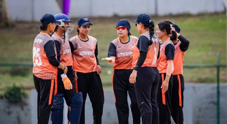 ललितपुर मेयर महिला च्याम्पियनसिप : एपिएफले बागमतीलाई ८ विकेटले हरायो