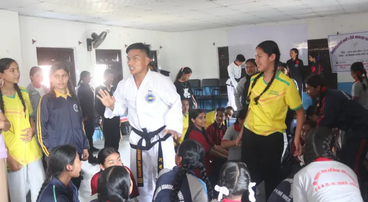 आत्मरक्षा तालिम सम्पन्न