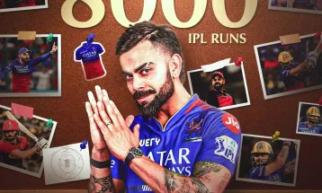 आइपिएलमा विराट कोहलीको ८ हजार रन पूरा