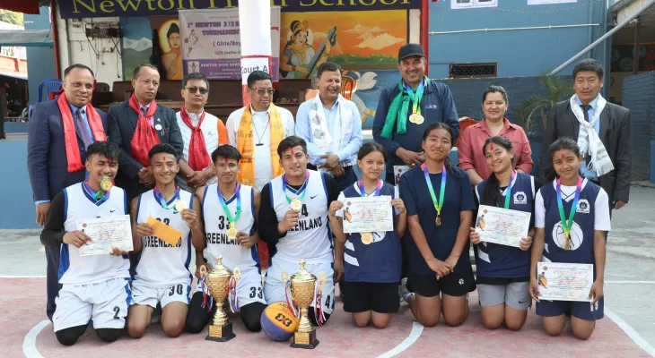 ग्रिनल्यान्ड र भ्याली पब्लिकलाई न्युटन कप