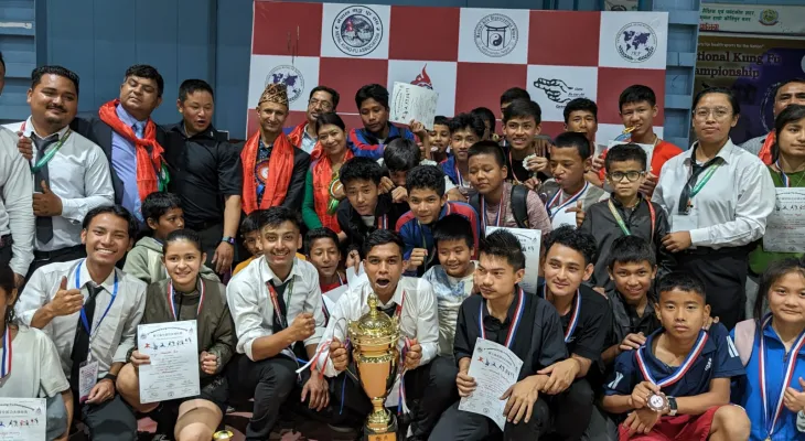 राष्ट्रिय कुङफुमा काठमाडौं च्याम्पियन