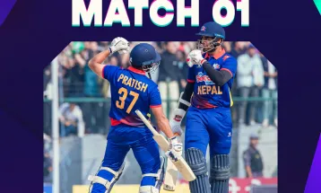 आइसीसी टी–२० विश्वकप वार्म अप खेल : नेपालले पहिला बलिङ गर्दै