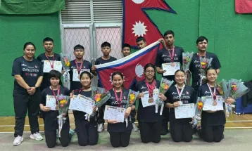 नेपाललाई १ रजत र ५ कांस्य