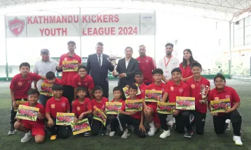 च्याम्पियन किकर्स टोलीलाई सदस्य–सचिवको बधाइ