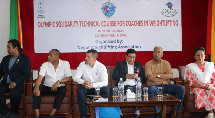 भारोत्तोलनको ओलम्पिक सोलिडारिटी कोर्स सुरु
