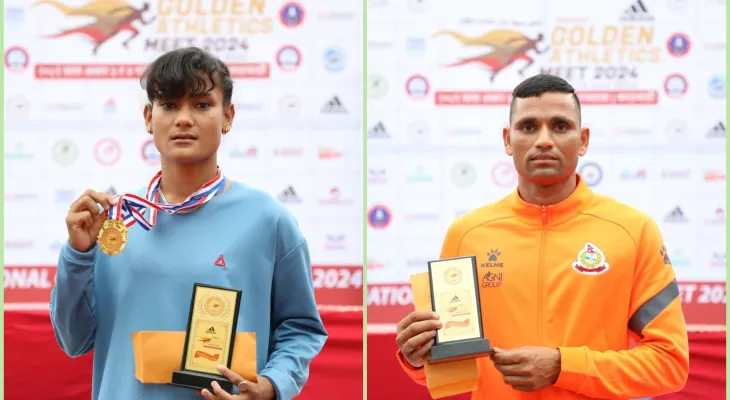 शिवराज र निशा उत्कृष्ट खेलाडी