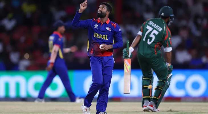 दिपेन्द्र टी-२० को अलराउन्डर वरियतामा छैटौं स्थानमा उक्लिए