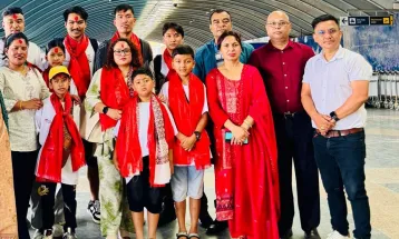 तेक्वान्दो टोली भारत प्रस्थान